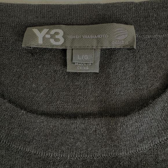 Y 3 Yohji Yamamoto X Adidas Crewneck Sweater L - Picture 1 of 8